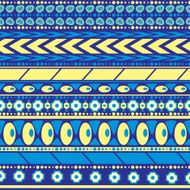 Colorful ethnic pattern