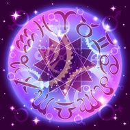 zodiac circle in space N2