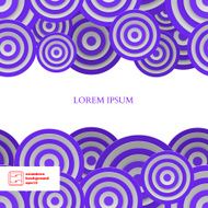 Abstract Seamless Circles Pattern Vector N18