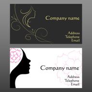 Business card for hairdressers