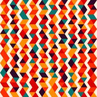 Seamless geometric vintage pattern With triangles N8