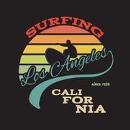 California surf illustration vectors t-shirt graphics N3