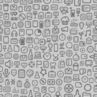interface icons seamless background N3