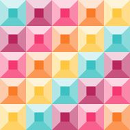 Abstract geometric pattern like a colorful quilt