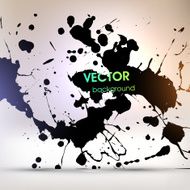 Abstract Ink Blot for Grunge Backgound N209