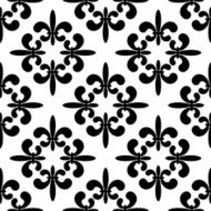 Fleur de lys seamless pattern N11