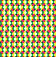 Circle illusion pattern graphic design