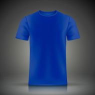 blue T-shirt template N5