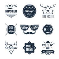 Hipster label set N2
