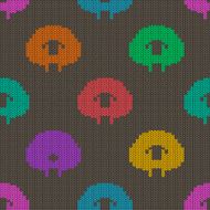 Seamless knitted pattern with sheep N2