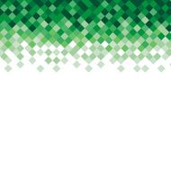 Abstract triangle mosaic green background
