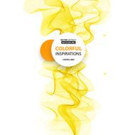 Abstract smoky waves background Template brochure design N30