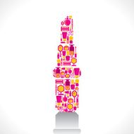 creative design lipstick