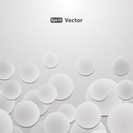 Abstract Background Vector - Circles with Drop Shadows N2