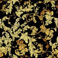 Luxury vintage golden seamless background