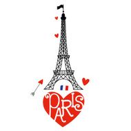 Paris with Eiffel tower