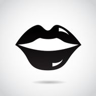 Lips Vector Icon N2