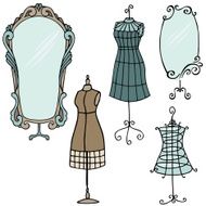 Dress Forms and Standing Mirrors