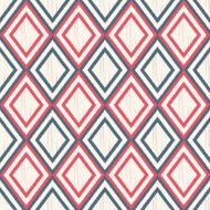 seamless geometric rhombus scribble pattern N4