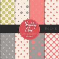Shabby Chic Pattern Collection - Peche