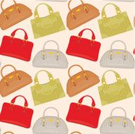 Seamless bags pattern