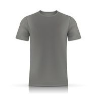 grey T-shirt template N2