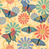 Butterfly Flower Pattern