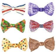 Fashion set with bow tie N3