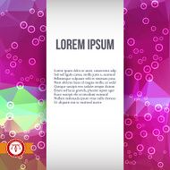 Abstract Colorful Triangles Background Vector N221
