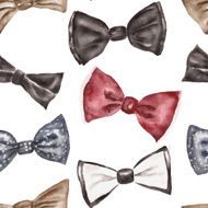 Seamless pattern with bow tie N13