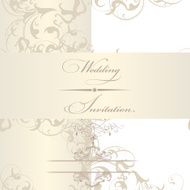 Elegant wedding invitation card N2