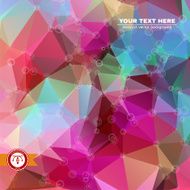 Abstract Colorful Triangles Background Vector N224