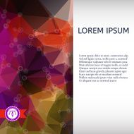 Abstract Colorful Triangles Background Vector N226