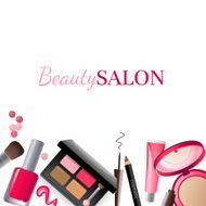 Glamorous make-up background N4