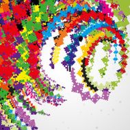 Futuristic abstract illustration N7