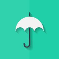 Umbrella icon Flat design