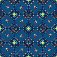Tribal abstract seamless pattern aztec geometric background N3