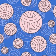 Colorful pattern with abstract balls