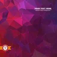 Abstract Colorful Triangles Background Vector N238