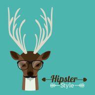 Animal hipster design N10