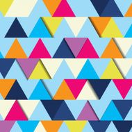 Abstract background of multicolor triangle