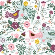 beauty seamless floral pattern