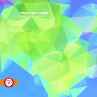 Abstract Colorful Triangles Background Vector N243