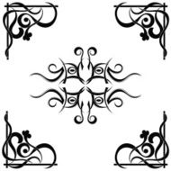 Tribal tattoo pattern