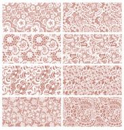Set of lacy patterns N10