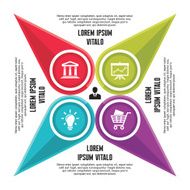 Infographic Business Concept for Presentation - Abstract Vector Scheme