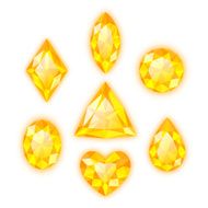 Set of colored gems N3