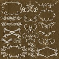 floral decorative borders ornamental rules dividers N2