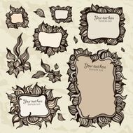 Set of ornamental frames N4