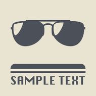 Sunglasses icon or sign N2